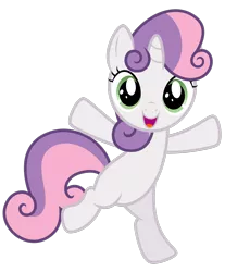 Size: 1600x1932 | Tagged: safe, artist:thatguy1945, derpibooru import, sweetie belle, pony, unicorn, flight to the finish, bipedal, cute, female, filly, happy, pyramid, simple background, solo, transparent background, vector