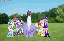 Size: 1024x656 | Tagged: source needed, safe, artist:dar9000, derpibooru import, apple bloom, applejack, fluttershy, princess luna, rainbow dash, rarity, scootaloo, sweetie belle, twilight sparkle, anthro, plantigrade anthro, equestria girls, 1000 hours in ms paint, animated, cutie mark crusaders, feet, fetish, foot fetish, gif, ms paint, non-looping gif, random, solo