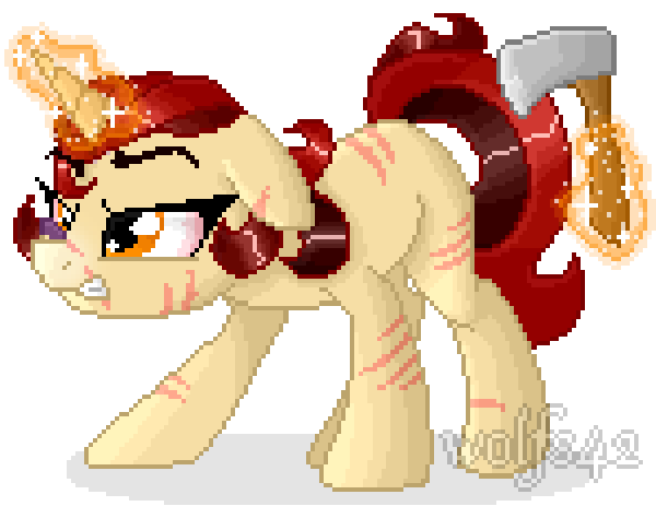Size: 600x474 | Tagged: safe, artist:wolfs42, derpibooru import, oc, unofficial characters only, pony, badass, badass adorable, cute, pixel art, present, simple background, transparent background