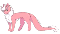 Size: 2600x1500 | Tagged: artist:plnetfawn, chest fluff, derpibooru import, horns, hybrid, long tail, male, oc, oc:alo equus, paws, safe, solo, stallion, unofficial characters only