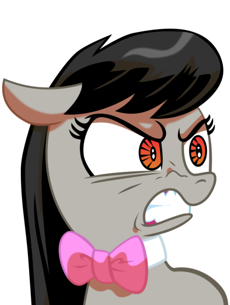 Size: 2323x3083 | Tagged: safe, artist:andypriceart, artist:haetran, derpibooru import, idw, octavia melody, earth pony, pony, angry, bust, comic, female, floppy ears, mare, meme, portrait, rage, rage face, ragetavia, reaction image, simple background, solo, transparent background, vector