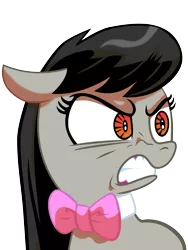 Size: 2323x3083 | Tagged: safe, artist:andypriceart, artist:haetran, derpibooru import, idw, octavia melody, earth pony, pony, angry, bust, comic, female, floppy ears, mare, meme, portrait, rage, rage face, ragetavia, reaction image, simple background, solo, transparent background, vector