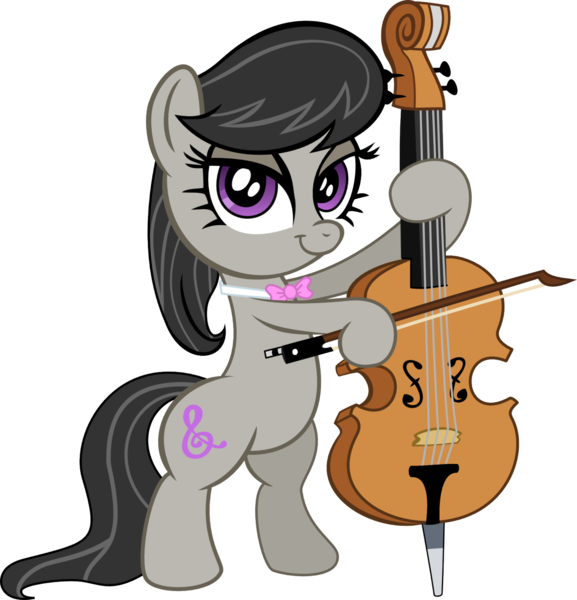 Size: 1280x1332 | Tagged: artist:aleximusprime, artist:haetran, bipedal, bow (instrument), cello, chibi, cute, derpibooru import, musical instrument, octavia melody, safe, simple background, solo, transparent background, vector