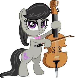 Size: 1280x1332 | Tagged: artist:aleximusprime, artist:haetran, bipedal, bow (instrument), cello, chibi, cute, derpibooru import, musical instrument, octavia melody, safe, simple background, solo, transparent background, vector