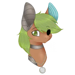 Size: 1000x1000 | Tagged: safe, artist:emypony, derpibooru import, oc, unofficial characters only, earth pony, pony, robot, clock, commission, male