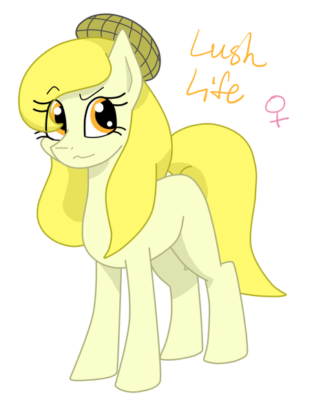 Size: 745x981 | Tagged: safe, artist:rosequartz1, derpibooru import, oc, oc:lush life, unofficial characters only, earth pony, pony, female, mare, offspring, parent:coco pommel, parent:silver shill, parents:silverpommel, simple background, solo, white background