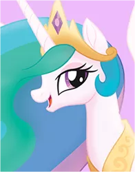 Size: 218x278 | Tagged: safe, derpibooru import, official, princess celestia, alicorn, pony, my little pony: the movie, bust, crown, female, jewelry, looking at you, mare, portrait, regalia, simple background, solo
