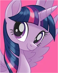 Size: 218x278 | Tagged: safe, derpibooru import, official, twilight sparkle, twilight sparkle (alicorn), alicorn, pony, my little pony: the movie, bust, female, looking at you, mare, portrait, simple background, solo