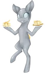Size: 1796x2932 | Tagged: safe, artist:emypony, derpibooru import, oc, oc:toasty, unofficial characters only, pony, bread, food, metal, pancakes, toast, toaster