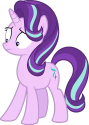 Size: 6400x9000 | Tagged: safe, artist:parclytaxel, derpibooru import, starlight glimmer, pony, unicorn, celestial advice, .svg available, absurd resolution, female, frown, mare, simple background, solo, transparent background, vector, wide eyes, worried