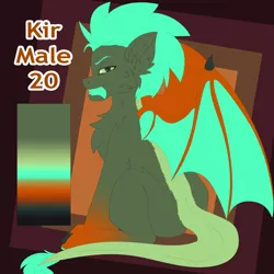 Size: 2000x2000 | Tagged: artist:fkk, derpibooru import, dracony, hybrid, male, oc, oc:kir, reference sheet, safe, solo, stallion, unofficial characters only