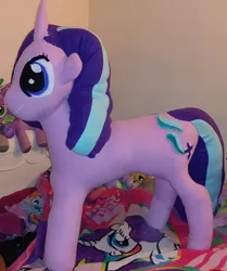 Size: 1959x2340 | Tagged: safe, artist:ponylover88, derpibooru import, starlight glimmer, pony, finished, huge, irl, photo, plushie