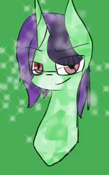 Size: 750x1200 | Tagged: safe, artist:rainbow gamer, derpibooru import, oc, oc:crescent star, unofficial characters only, crystal pony, pony, unicorn, crystal unicorn, glasses, male, solo, stallion