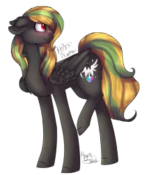 Size: 3187x3721 | Tagged: artist:angelic-shield, birthday, cutie mark, derpibooru import, edit, female, mare, oc, oc:hibiki blackwing, safe, solo, unofficial characters only