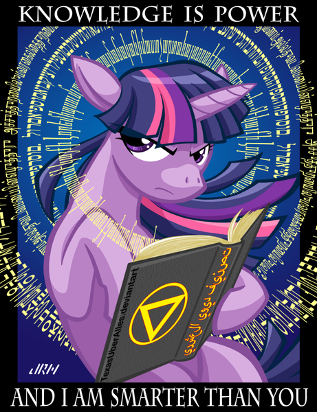 Size: 720x937 | Tagged: safe, artist:texasuberalles, derpibooru import, twilight sparkle, pony, unicorn, arabic, armenian, book, female, hebrew, korean, looking at you, mare, solo, tamil