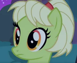 Size: 802x654 | Tagged: safe, derpibooru import, screencap, granny smith, pony, the perfect pear, adorasmith, cropped, cute, solo, young granny smith