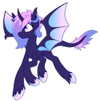 Size: 1739x1774 | Tagged: safe, artist:aegann, derpibooru import, oc, oc:boysenberry, unofficial characters only, bat pony, pony, image, png, simple background, solo, transparent background