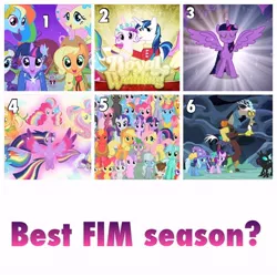Size: 640x640 | Tagged: safe, derpibooru import, edit, edited screencap, screencap, aloe, apple bloom, applejack, big macintosh, carrot cake, cheerilee, cloudchaser, cup cake, derpy hooves, diamond tiara, discord, fluttershy, lily, lily valley, lotus blossom, lyra heartstrings, octavia melody, pinkie pie, pipsqueak, pound cake, princess cadance, pumpkin cake, rainbow dash, rarity, scootaloo, shining armor, silver spoon, spike, starlight glimmer, sweetie belle, thorax, thunderlane, trixie, twilight sparkle, twilight sparkle (alicorn), twist, alicorn, changeling, draconequus, dragon, earth pony, pegasus, pony, unicorn, a canterlot wedding, magical mystery cure, the best night ever, the cutie re-mark, to where and back again, twilight's kingdom, cake twins, cutie mark crusaders, everypony, everypony at s5's finale, image macro, mane seven, mane six, meme, meta, rainbow power, reformed four, spa twins, wall of tags