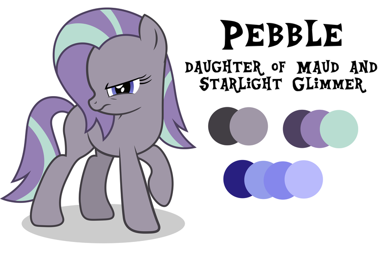 Size: 6000x4000 | Tagged: safe, artist:spottedlions, derpibooru import, oc, oc:pebble, unofficial characters only, pony, female, lesbian, next generation, original character do not steal, parent:maud pie, parent:starlight glimmer, parents:starmaud, shipping, simple background, starmaud