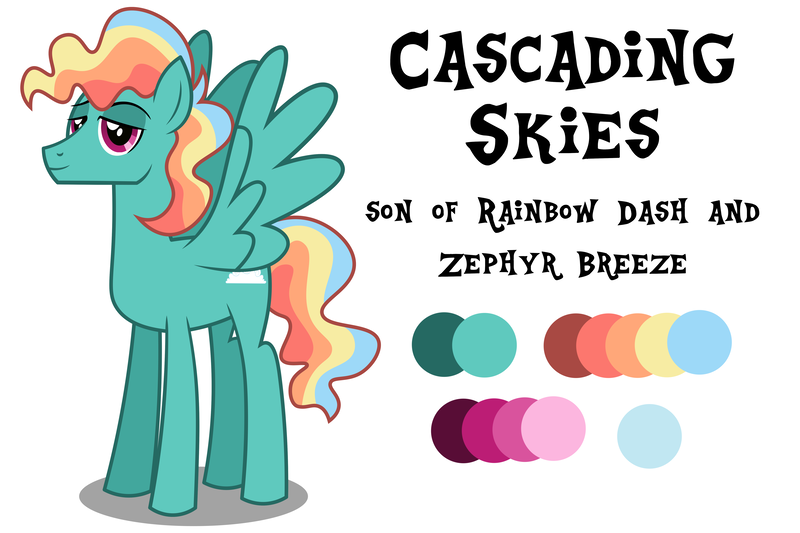 Size: 6000x4000 | Tagged: safe, artist:spottedlions, derpibooru import, oc, unofficial characters only, pegasus, pony, male, next generation, offspring, original character do not steal, parent:rainbow dash, parent:zephyr breeze, parents:zephdash, simple background