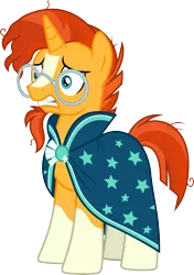 Size: 6163x8737 | Tagged: safe, artist:chrzanek97, derpibooru import, sunburst, pony, unicorn, the times they are a changeling, absurd resolution, male, scared, simple background, solo, stallion, transparent background, vector