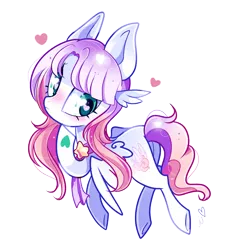 Size: 900x981 | Tagged: safe, artist:ipun, derpibooru import, oc, oc:shizuka, unofficial characters only, pegasus, pony, blushing, commission, female, heart eyes, mare, simple background, solo, transparent background, wingding eyes