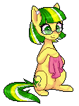Size: 112x150 | Tagged: safe, artist:doekitty, derpibooru import, oc, oc:star stitcher, unofficial characters only, earth pony, pony, animated, female, gif, glasses, mare, pixel art, sewing, simple background, solo, stitching, transparent background