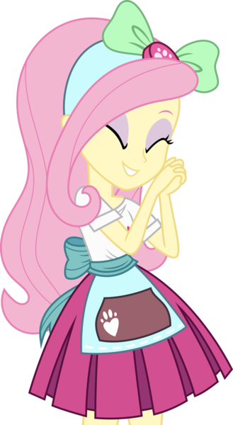 Size: 3000x5466 | Tagged: safe, artist:aqua-pony, derpibooru import, fluttershy, eqg summertime shorts, equestria girls, pet project, absurd resolution, clothes, cute, eyes closed, pleated skirt, shyabetes, simple background, skirt, smiling, solo, transparent background, vector