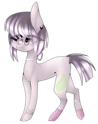 Size: 3063x3839 | Tagged: safe, artist:hyshyy, derpibooru import, oc, oc:tea leaf, unofficial characters only, earth pony, pony, bad anatomy, clothes, female, high res, mare, simple background, socks, solo, transparent background