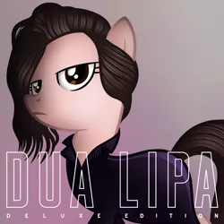 Size: 1500x1500 | Tagged: safe, artist:aldobronyjdc, derpibooru import, ponified, pony, dua lipa, ponified album cover