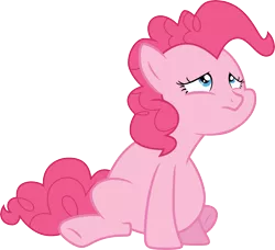 Size: 8756x8000 | Tagged: safe, artist:xboomdiersx, derpibooru import, pinkie pie, earth pony, pony, the cutie map, absurd resolution, fat, female, mare, pudgy pie, sad, simple background, solo, transparent background, vector, winnie the pink