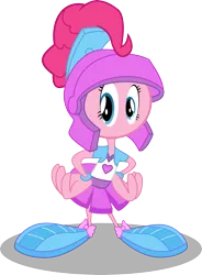 Size: 3000x4072 | Tagged: safe, artist:laberoon, derpibooru import, pinkie pie, equestria girls, equestria girls outfit, high res, looney tunes, marvin the martian, simple background, solo, transparent background, vector