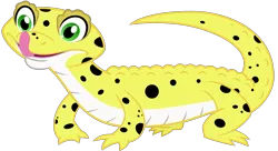 Size: 2950x1600 | Tagged: safe, artist:cheezedoodle96, derpibooru import, ray, gecko, leopard gecko, lizard, eqg summertime shorts, equestria girls, pet project, .svg available, :p, animal, simple background, solo, svg, tongue out, transparent background, vector
