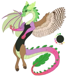 Size: 700x788 | Tagged: safe, artist:bijutsuyoukai, derpibooru import, oc, oc:styx, unofficial characters only, draconequus, pony, draconequus oc, magical gay spawn, parents:dispike, simple background, solo, transparent background