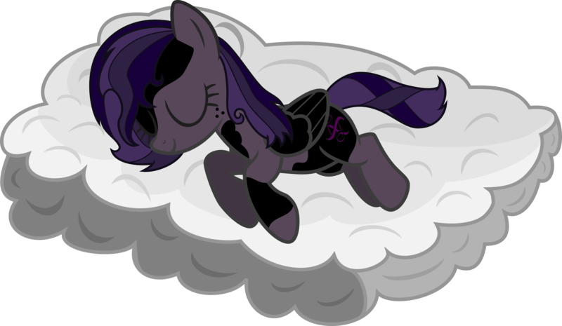 Size: 6020x3500 | Tagged: safe, artist:xboomdiersx, derpibooru import, oc, oc:half-note, unofficial characters only, pegasus, pony, cloud, female, high res, mare, simple background, sleeping, solo, transparent background, vector