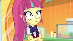 Size: 1280x717 | Tagged: safe, derpibooru import, screencap, sour sweet, dance magic, equestria girls, spoiler:eqg specials, cute, ponytail, solo, sourbetes