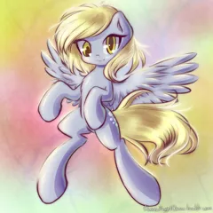 Size: 2000x2000 | Tagged: safe, artist:chaosangeldesu, derpibooru import, derpy hooves, pegasus, pony, female, looking at you, mare, smiling, solo