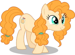 Size: 5000x3703 | Tagged: safe, artist:dashiesparkle, derpibooru import, pear butter, earth pony, pony, the perfect pear, .svg available, absurd resolution, female, freckles, mare, simple background, smiling, solo, transparent background, vector