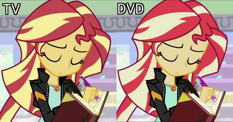 Size: 1835x960 | Tagged: safe, derpibooru import, screencap, sunset shimmer, equestria girls, mirror magic, spoiler:eqg specials, comparison, you had one job