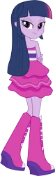 Size: 1882x5923 | Tagged: safe, artist:waranto, derpibooru import, twilight sparkle, equestria girls, .ai available, .svg available, absurd resolution, boots, clothes, fall formal outfits, shoes, simple background, solo, transparent background, twilight ball dress, vector