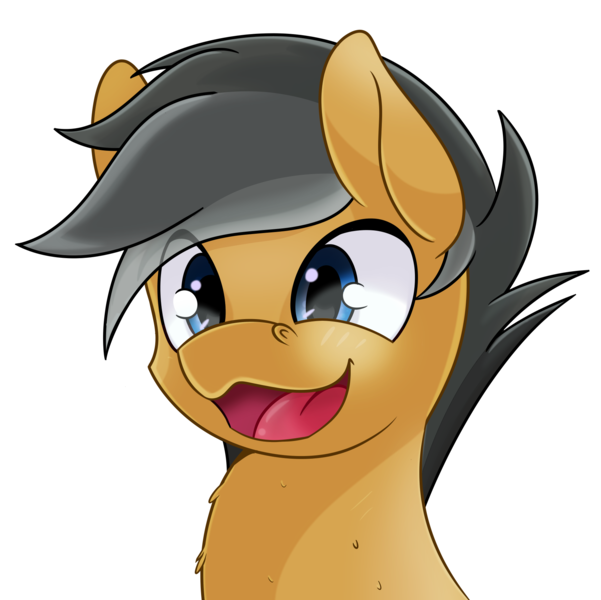 Size: 1796x1792 | Tagged: safe, artist:wulfanite, derpibooru import, quibble pants, earth pony, pony, blue eyes, bust, colt, male, open mouth, quibblebetes, simple background, smiling, solo, transparent background