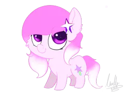 Size: 2732x2048 | Tagged: safe, artist:lav-cavalerie, derpibooru import, oc, oc:stardust, unofficial characters only, earth pony, pony, chibi, female, high res, mare, simple background, solo, transparent background