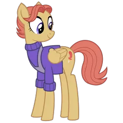 Size: 7000x7000 | Tagged: safe, artist:besttubahorse, derpibooru import, amber ink, pegasus, pony, fame and misfortune, absurd resolution, bookseller, clothes, female, mare, simple background, solo, sweater, transparent background, vector