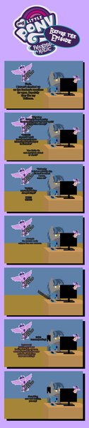 Size: 1516x7213 | Tagged: safe, artist:saturnstar14, derpibooru import, oc, oc:sharpie fume, unofficial characters only, pony, fame and misfortune, rock solid friendship, brony, comic, fandom, m.a. larson, my little pony logo, pointy ponies