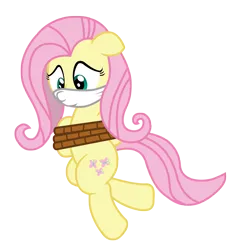 Size: 4689x5000 | Tagged: absurd resolution, arm behind back, artist:darkstorm619, bondage, bound and gagged, cloth gag, damsel in distress, derpibooru import, floppy ears, fluttershy, gag, rope, rope bondage, safe, semi-anthro, simple background, solo, tied up, transparent background, worried