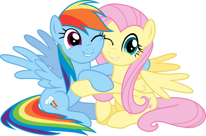 Size: 6000x3968 | Tagged: safe, artist:vulthuryol00, derpibooru import, fluttershy, rainbow dash, pony, fame and misfortune, .svg available, cute, dashabetes, flawless, friendshipping, high res, hug, one eye closed, shyabetes, simple background, transparent background, vector