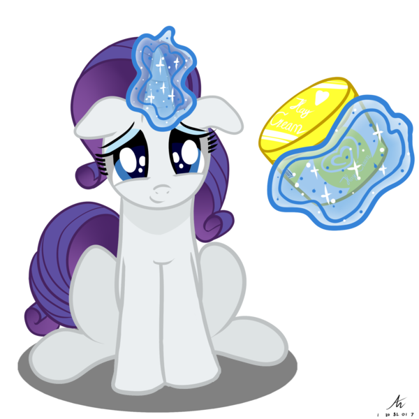 Size: 2000x2000 | Tagged: safe, artist:truffle shine, derpibooru import, rarity, pony, unicorn, female, floppy ears, food, horn, ice cream, looking at you, magic, mare, simple background, sitting, solo, telekinesis, transparent background