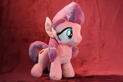 Size: 1095x730 | Tagged: safe, artist:top plush, derpibooru import, lily longsocks, earth pony, pony, adorasocks, cute, cutie mark, irl, photo, plushie, smiling, solo, toy