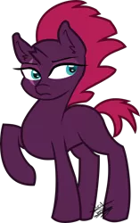 Size: 5000x7949 | Tagged: safe, artist:scarlett-letter, derpibooru import, tempest shadow, unicorn, my little pony: the movie, absurd resolution, adult blank flank, blank flank, broken horn, cute, eye scar, female, mare, missing accessory, scar, simple background, solo, tempestbetes, transparent background, vector