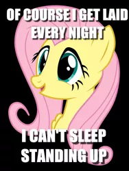 Size: 750x1000 | Tagged: safe, derpibooru import, fluttershy, pony, exploitable meme, image macro, innocent, meme, naive, painfully innocent fluttershy